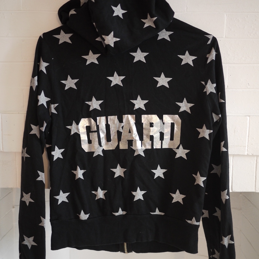 Color Guard Stars Zip Up Hoodie
